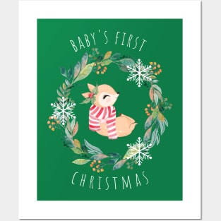 Baby's First Christmas Posters and Art